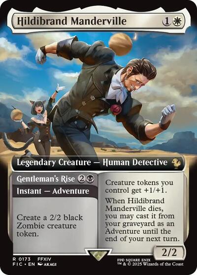 Hildibrand Manderville (Extended Art) (Commander: FINAL FANTASY) Near Mint Foil - Nick Nack's Full Frontal Attack