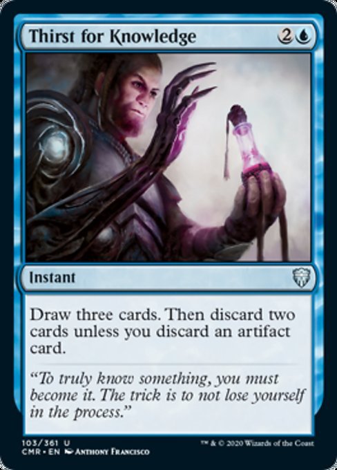 Thirst for Knowledge (Commander Legends) Near Mint - Nick Nack's Full Frontal Attack