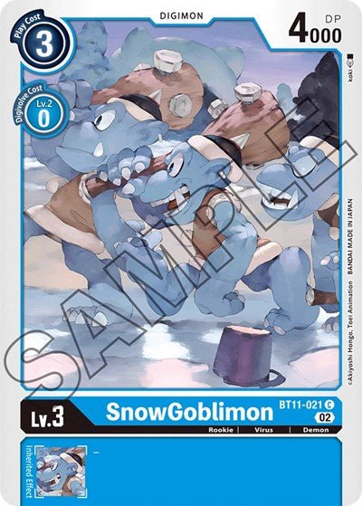 SnowGoblimon (Dimensional Phase) Near Mint - Nick Nack's Full Frontal Attack