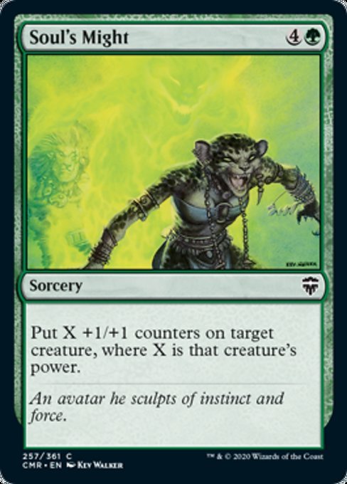 Soul's Might (Commander Legends) Near Mint - Nick Nack's Full Frontal Attack