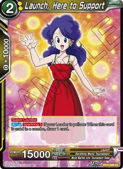 Launch, Here to Support (Impact Beyond Dimensions) Near Mint Foil
