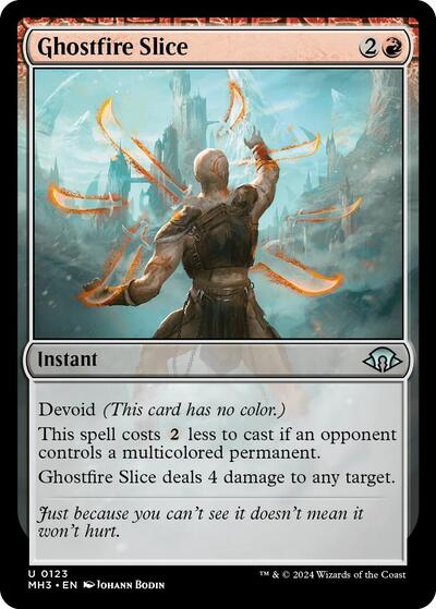 Ghostfire Slice (Modern Horizons 3) Near Mint - Nick Nack's Full Frontal Attack