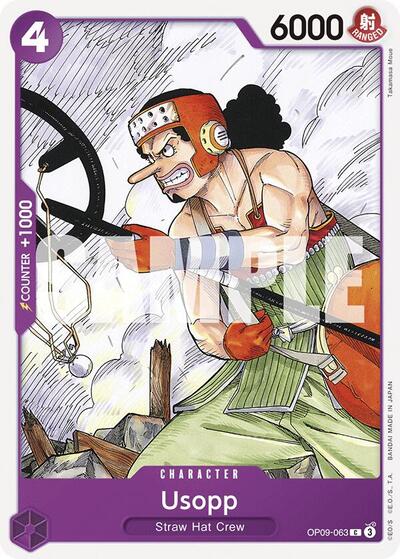 Usopp (063) (Emperors in the New World) Near Mint - Nick Nack's Full Frontal Attack