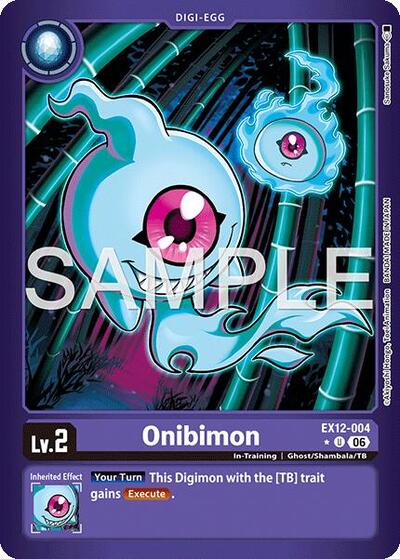 Onibimon (Limited Foil) (Digital World Shambala) Near Mint Foil - Nick Nack's Full Frontal Attack