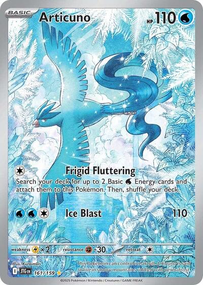 Articuno - 161 (SV09: Journey Together) Near Mint Holofoil