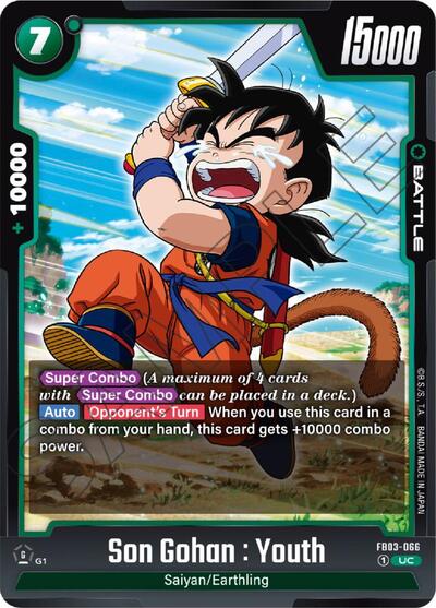 Son Gohan : Youth (Raging Roar) Near Mint