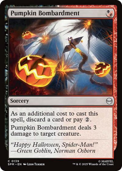 Pumpkin Bombardment (Marvel's Spider - Man) Near Mint - Nick Nack's Full Frontal Attack