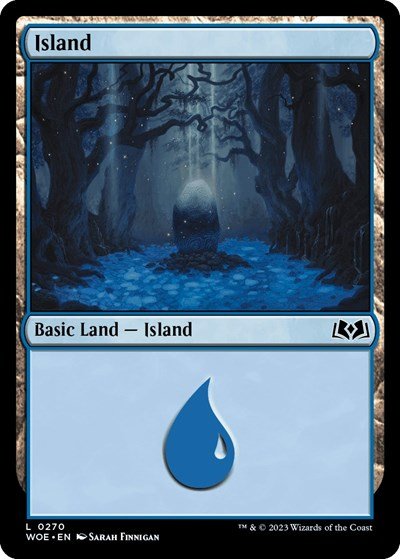 Island (0270) (Wilds of Eldraine) Near Mint Foil - Nick Nack's Full Frontal Attack