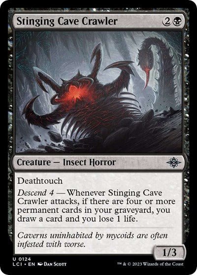 Stinging Cave Crawler (The Lost Caverns of Ixalan) Near Mint - Nick Nack's Full Frontal Attack
