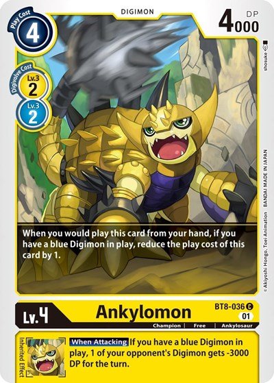 Ankylomon (New Awakening) Near Mint - Nick Nack's Full Frontal Attack
