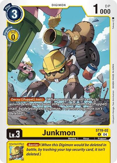 Junkmon (Starter Deck 19: Fable Waltz) Near Mint - Nick Nack's Full Frontal Attack
