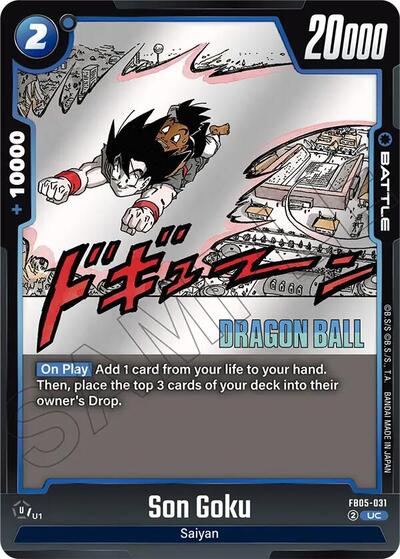 Son Goku FB05-031 (Manga Booster 02) Near Mint Holofoil