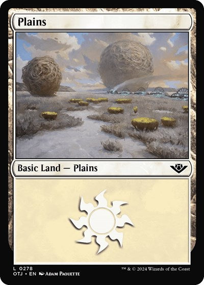 Plains (0278) (Outlaws of Thunder Junction) Near Mint Foil