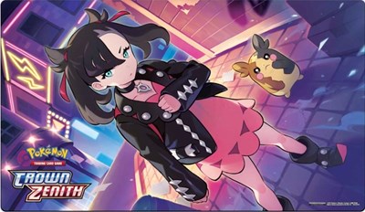 Pokemon TCG: Crown Zenith Premium Collection Marnie and Morpeko Playmat (Pokemon International Playmats) New