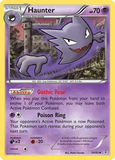 Haunter (Generations) Near Mint Reverse Holofoil