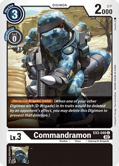 Commandramon (Draconic Roar) Near Mint - Nick Nack's Full Frontal Attack