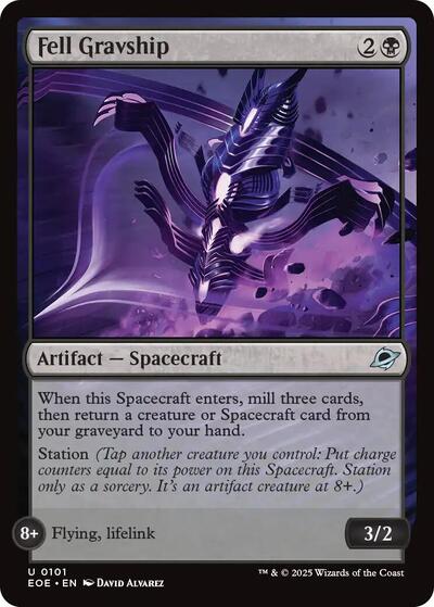 Fell Gravship (Edge of Eternities) Near Mint - Nick Nack's Full Frontal Attack