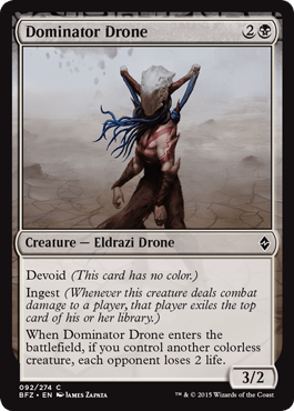 Dominator Drone (Battle for Zendikar) Near Mint - Nick Nack's Full Frontal Attack
