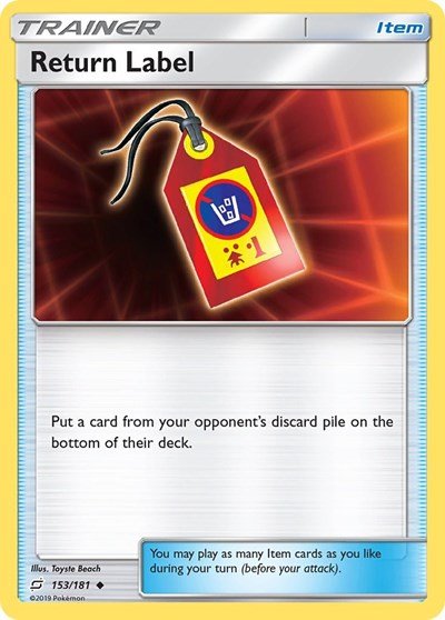 Return Label (SM - Team Up) Near Mint - Nick Nack's Full Frontal Attack