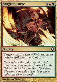 Sangrite Surge (Shards of Alara) Light Play - Nick Nack's Full Frontal Attack