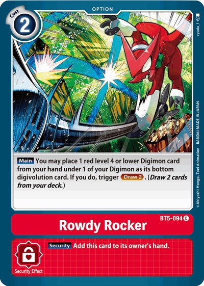 Rowdy Rocker (Battle of Omni) Near Mint