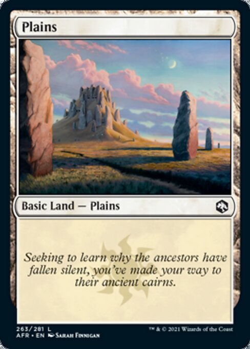 Plains (263) (Adventures in the Forgotten Realms) Near Mint - Nick Nack's Full Frontal Attack