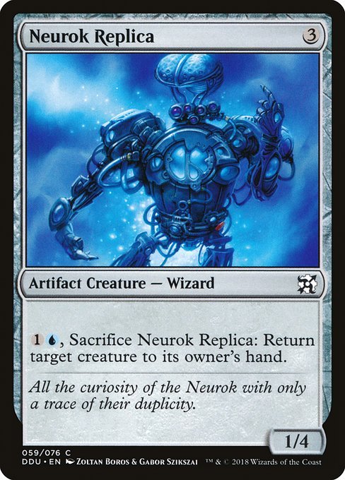Neurok Replica (Duel Decks: Elves vs Inventors) Near Mint - Nick Nack's Full Frontal Attack