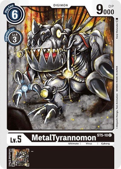 MetalTyrannomon (Starter Deck 05: Machine Black) Near Mint - Nick Nack's Full Frontal Attack