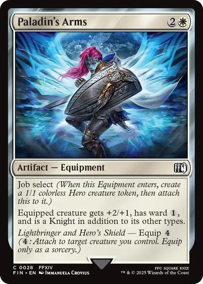 Paladin's Arms (Universes Beyond: FINAL FANTASY) Near Mint - Nick Nack's Full Frontal Attack