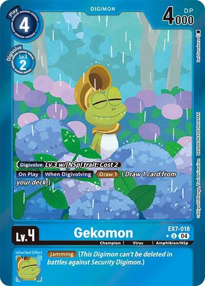 Gekomon (Foil) (Digimon LIBERATOR) Near Mint Foil