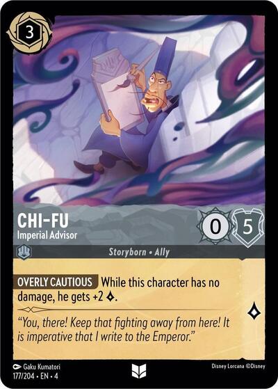 Chi - Fu - Imperial Advisor (Ursula's Return) Near Mint - Nick Nack's Full Frontal Attack