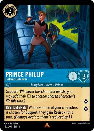 Prince Phillip - Gallant Defender (Ursula's Return) Near Mint - Nick Nack's Full Frontal Attack
