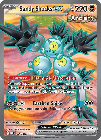 Sandy Shocks ex - 228 (Scarlet and Violet: Paradox Rift) Near Mint Holofoil