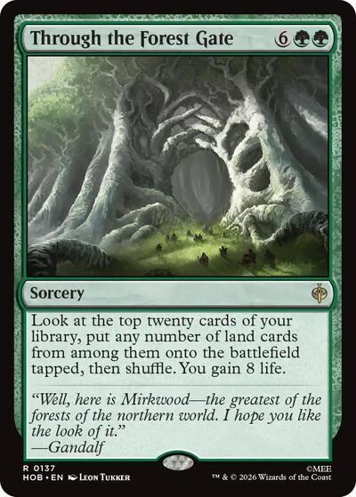 Through the Forest Gate (The Hobbit) Near Mint