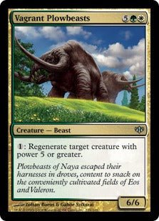 Vagrant Plowbeasts (Conflux) Light Play - Nick Nack's Full Frontal Attack