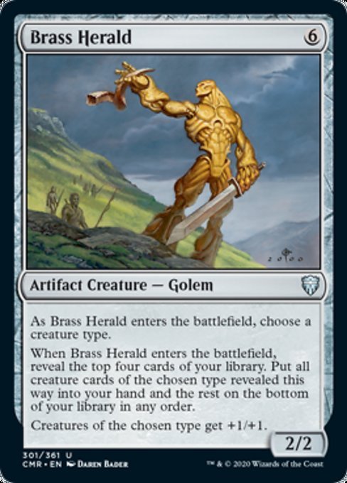 Brass Herald (Commander Legends) Near Mint - Nick Nack's Full Frontal Attack