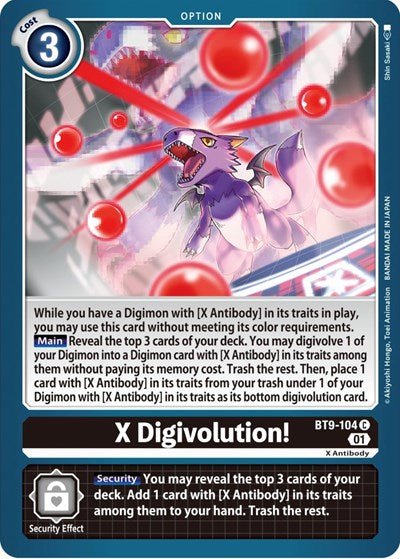 X Digivolution! (X Record) Near Mint - Nick Nack's Full Frontal Attack