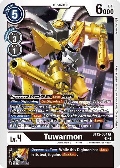 Tuwarmon (Across Time) Near Mint - Nick Nack's Full Frontal Attack