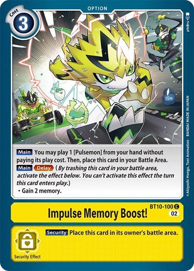 Impulse Memory Boost! (Xros Encounter) Near Mint - Nick Nack's Full Frontal Attack