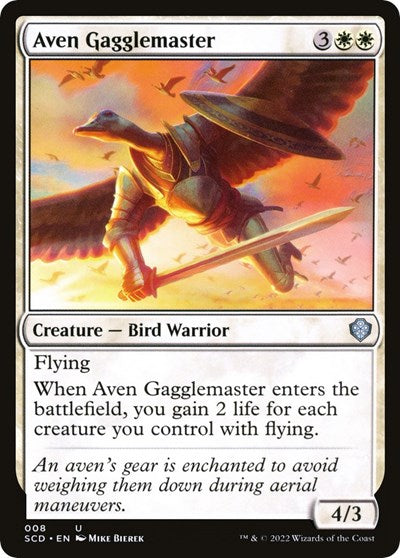 Aven Gagglemaster (Commander 2022 Starter Decks) Near Mint - Nick Nack's Full Frontal Attack