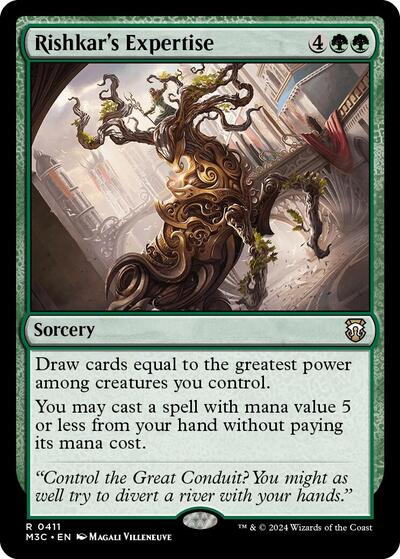 Rishkar's Expertise (Commander: Modern Horizons 3) Near Mint - Nick Nack's Full Frontal Attack