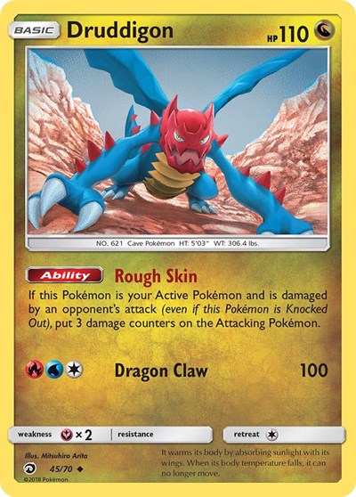 Druddigon (Dragon Majesty) Near Mint Reverse Holofoil