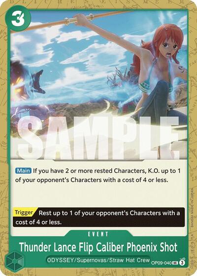 Thunder Lance Flip Caliber Phoenix Shot (Emperors in the New World) Near Mint