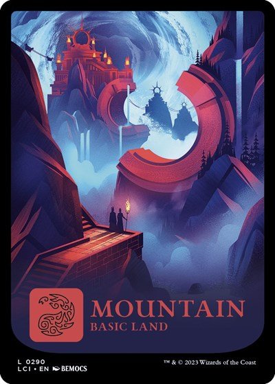 Mountain (0290) (The Lost Caverns of Ixalan) Near Mint - Nick Nack's Full Frontal Attack