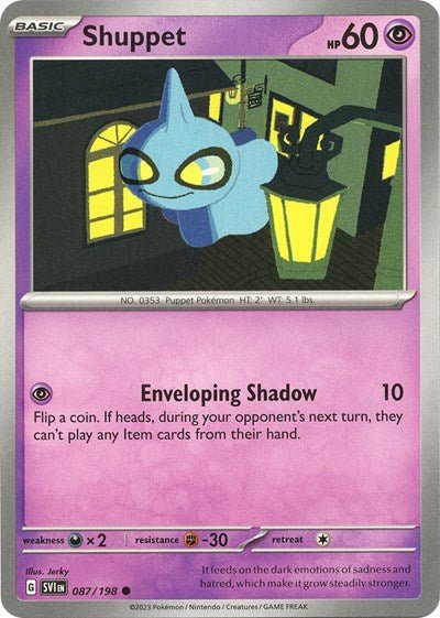 Shuppet (Scarlet and Violet: Base Set) Near Mint - Nick Nack's Full Frontal Attack