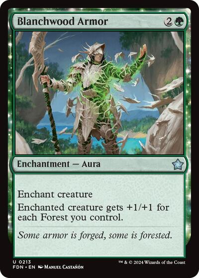Blanchwood Armor (Foundations) Near Mint - Nick Nack's Full Frontal Attack