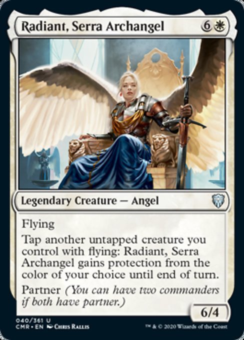 Radiant, Serra Archangel (Commander Legends) Near Mint - Nick Nack's Full Frontal Attack