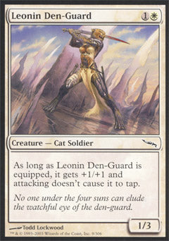 Leonin Den-Guard (Mirrodin) Light Play
