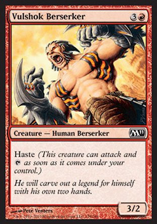 Vulshok Berserker (Magic 2011 Core Set) Near Mint - Nick Nack's Full Frontal Attack