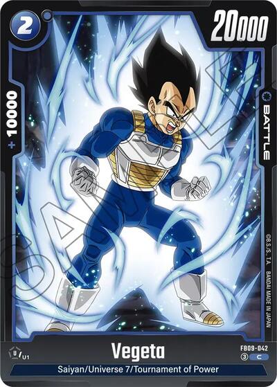 Vegeta FB09 - 042 (Dual Evolution) Near Mint - Nick Nack's Full Frontal Attack